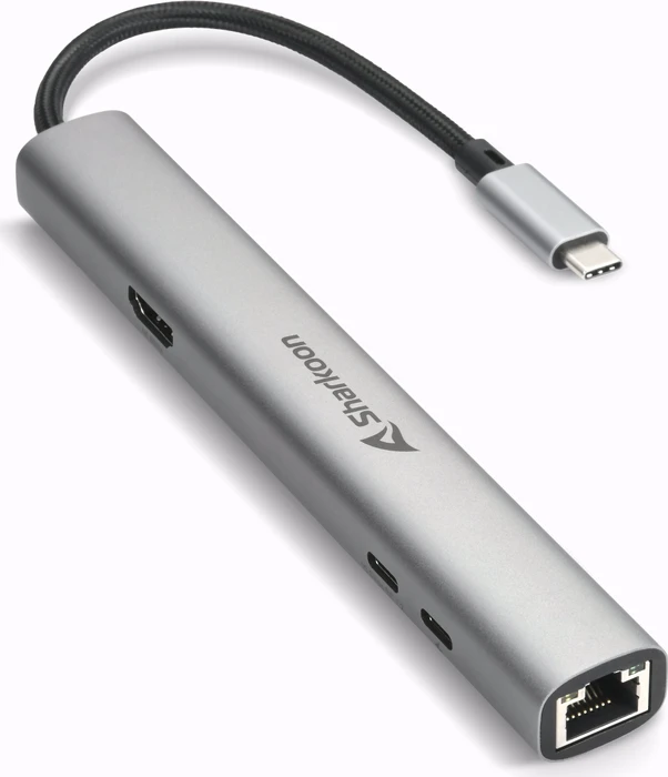 Sharkoon OfficePal Combo Adapter, USB-C 3.1 [Stecker]