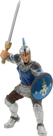 Bullyland Figurine World - Ritter - Schwertkämpfer blau