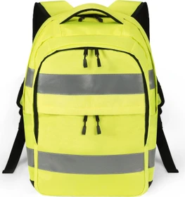 Dicota HI-VIS Base V2 Laptop-Rucksack, gelb