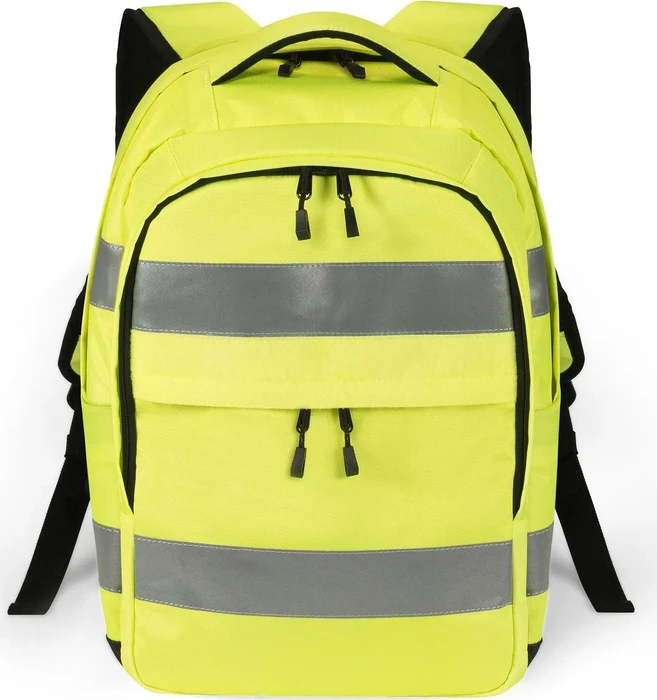 Dicota HI-VIS Base V2 Laptop-Rucksack, gelb