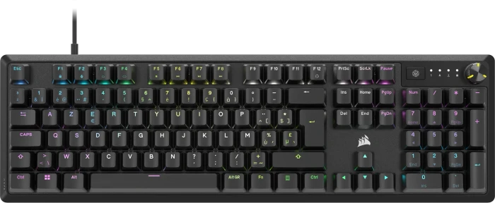 Corsair Gaming K70 CORE, schwarz, MLX RED, USB, BE