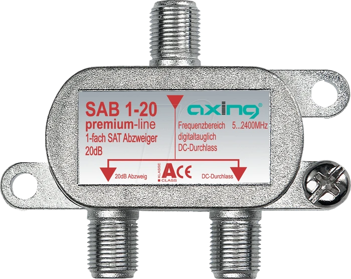 Axing SAB 1-20 1-fach SAT-Abzweiger