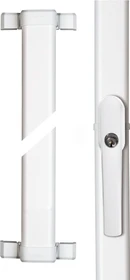 ABUS FOS550 W EK verschiedenschließend weiß, Fenster-Stangenschloss