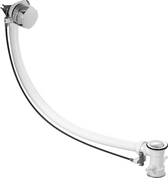 Duravit Universal Ab- und Überlaufgarnitur mit Zulauf weiß