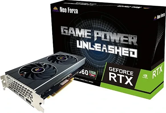 Goldkey NeoForza GeForce RTX 3060 Ghost, RTX3060-12GB-LHR-GD6, 12GB GDDR6, HDMI, 3x DP