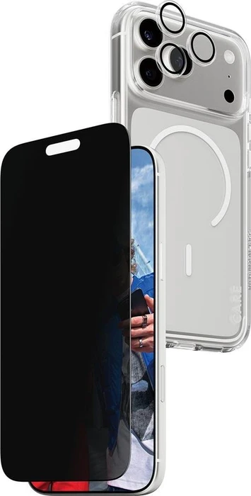 PanzerGlass Care 3-in-1 Flagship Privacy Bundle für Apple iPhone 17 Pro Max