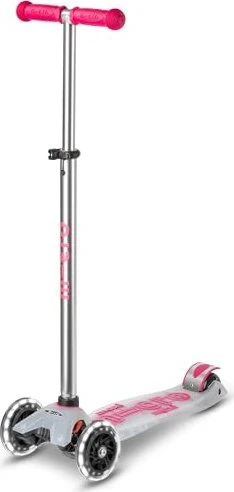 Micro Maxi Micro Deluxe Flux LED Kickboard pink