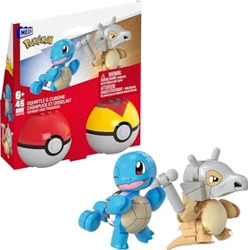 Mattel Mega Construx Pokémon Pokéball Schiggy & Tragosso