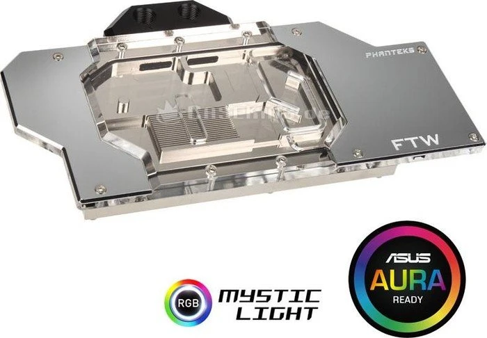 Phanteks Glacier GTX 1080/1070 EVGA FTW GPU Block, chrome