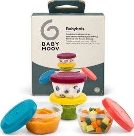 Babymoov Babybols Aufbewahrungsbehälter 120ml, 4 Stück