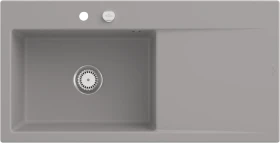 Villeroy & Boch Subway Style 60 Einbau Becken links mit Ablauffernbedienung fossil