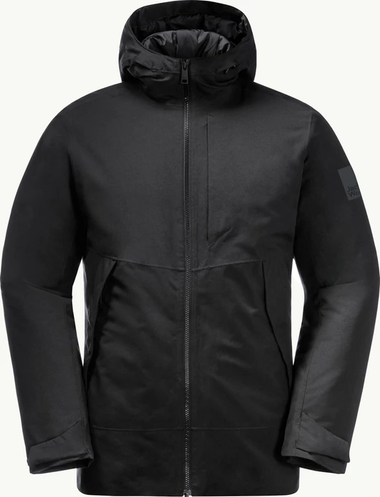 Jack Wolfskin Tempelhof Funktionsjacke schwarz (Herren)
