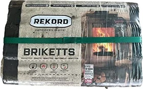 Rekord Kamin Briketts Folienpack, 10.00kg