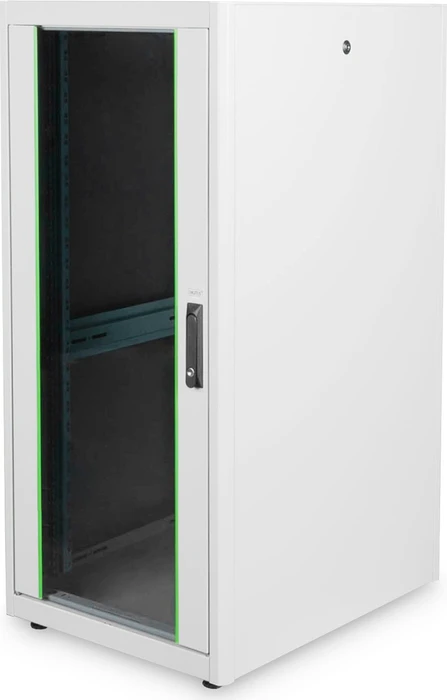 Digitus Professional Unique Serie Serverschrank 26HE, Sicherheitsglastür, IP2X, grau, 800mm tief