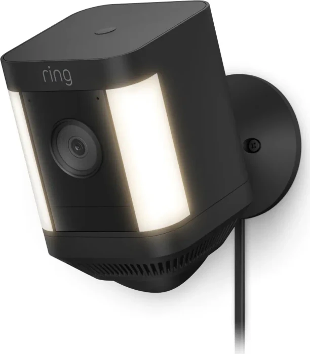 Ring Spotlight Cam Plus schwarz, mit Netzstecker