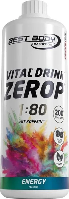 Best Body Nutrition Vital Drink Zerop Energy 1l