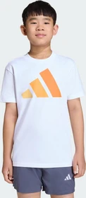 adidas Essentials T-Shirt kurzarm white/semi ice tangerine/pure tangerine/pure orange (Junior)