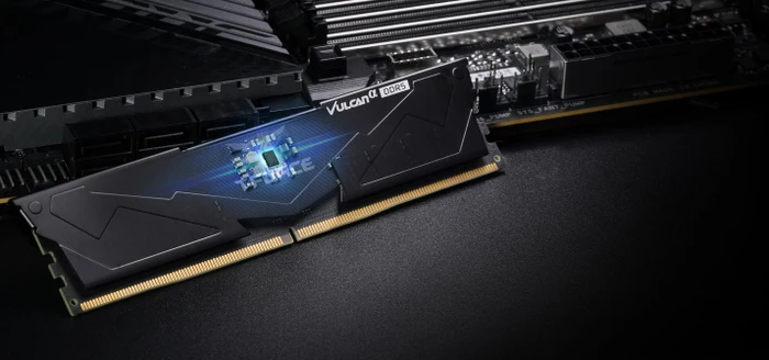 TeamGroup T-Force VULCANα schwarz UDIMM 16GB, DDR5-6000, CL30-36-36-76, X8