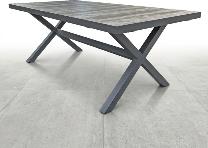 Garden Pleasure Rana Gartentisch 202x100cm grau