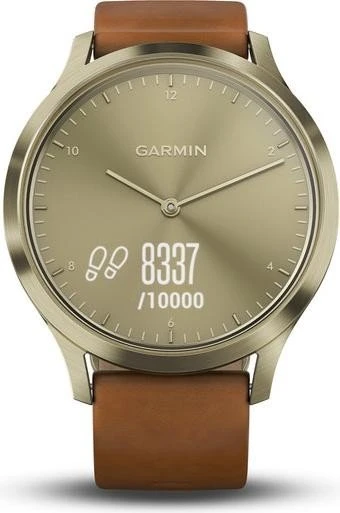 Garmin vivomove HR Premium Aktivitäts-Tracker gold/braun