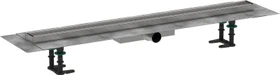 Hansgrohe RainDrain Compact Duschrinne, Komplett-Set, edelstahl gebürstet