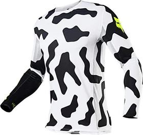 Fox Racing Flexair Psycosis Trikot langarm schwarz/weiß (Herren)