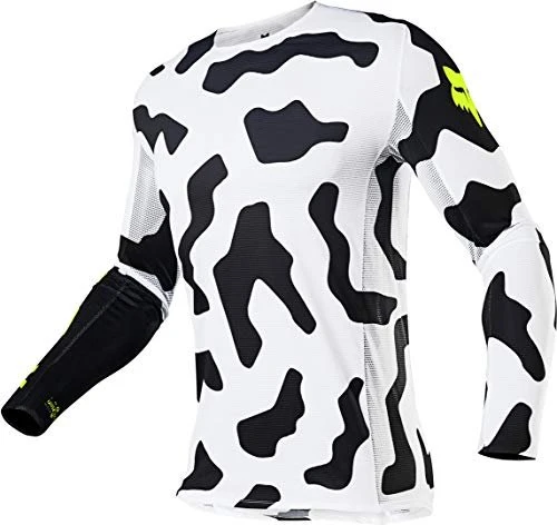 Fox Racing Flexair Psycosis Trikot langarm schwarz/weiß (Herren)