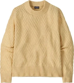 Patagonia Recycled Wool Blend Strickpullover chevron cable/natural (Damen)