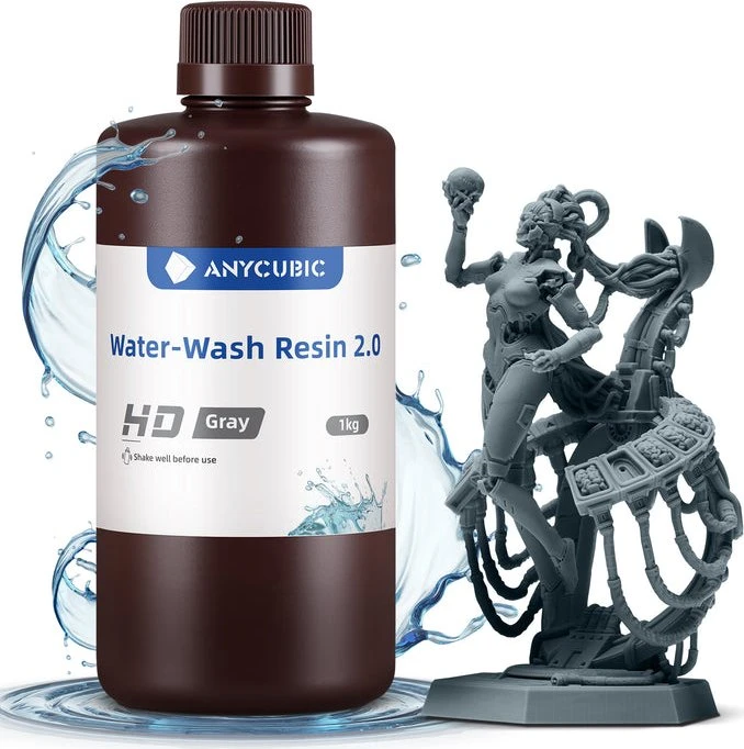 Anycubic Water-Wash 2.0 HD Grau, 1.00kg