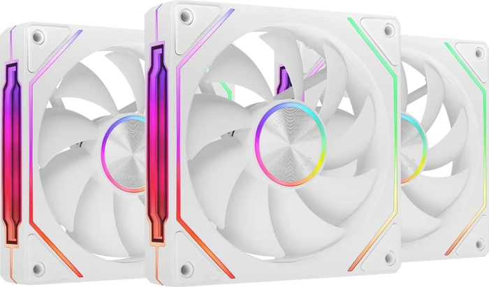 Mars Gaming MF-Linkfinity Kit 2, weiß, LED-Steuerung, 120mm, 3er-Pack