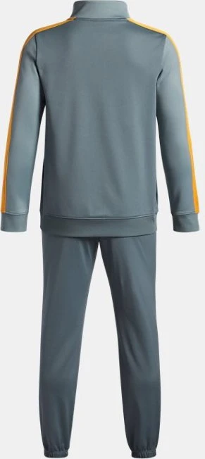 Under Armour Rival Colorblock Trainingsanzug jasper blue/serpentine/squad orange (Junior)