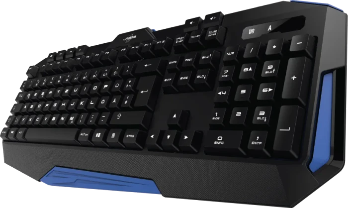 Hama uRage Unleashed Wireless Gaming Tastatur, USB, DE