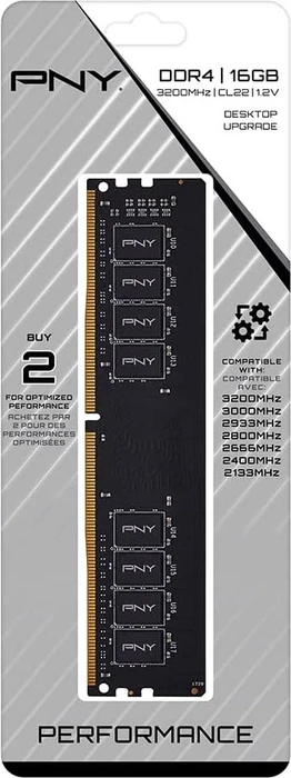 PNY Performance UDIMM 8GB, DDR4-3200, CL22-22-22-52
