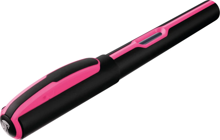 Pelikan Style neonpink/schwarz, rechte Hand/linke Hand, mittel, Faltschachtel