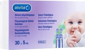 Alvita Physiologische Kochsalzlösung Ampullen, 150ml (30x 5ml)