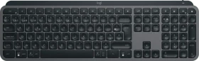 Logitech MX Keys S, Graphite, schwarz, LEDs weiß, Logi Bolt, USB/Bluetooth, BE (920-011574)