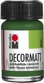 Marabu Decormatt Acryl Acrylfarbe, olivgrün, 15ml