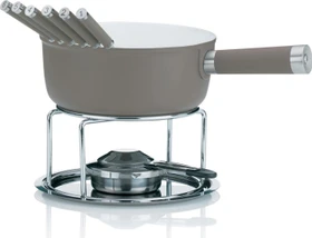 Kela Lancy Fondue-Set taupe, 10-tlg.