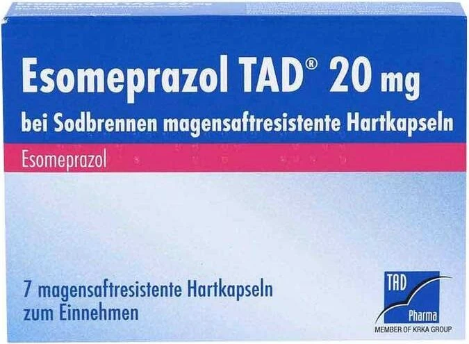 Esomeprazol TAD 20 mg, 7 St