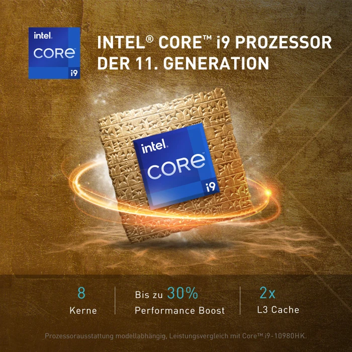 MSI GE76 Dragon Tiamat 11UH-290, Core i9-11980HK, 32GB RAM, 2TB SSD, GeForce RTX 3080, DE