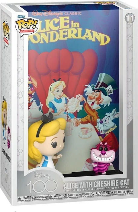 FunKo Pop! Movie Posters - Alice mit Cheshire Cat