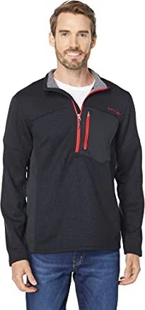Spyder Bandit Half Zip Anorak schwarz/rot (Herren)