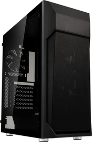 Zalman Z1 Plus, schwarz, Glasfenster