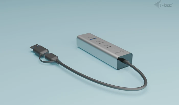 i-tec Charging Metal HUB, USB-C/USB-A 3.0 [Stecker]