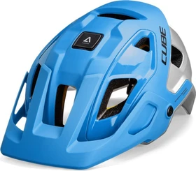 Cube Strover Helm blau/grau