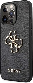Guess Hard Cover 4G Metal Logo für Apple iPhone 13 Pro grau