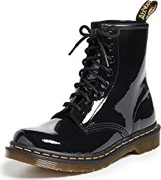 Dr. Martens 1460 Patent Leather Lace Up Boots schwarz (Damen)