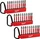 Milwaukee Shockwave schlagfestes Carabiner Set Bitset, 10-tlg. (4932480941)