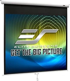 Elite Screens Manual Rollo Leinwand 203.2x203.2cm weißer Rand