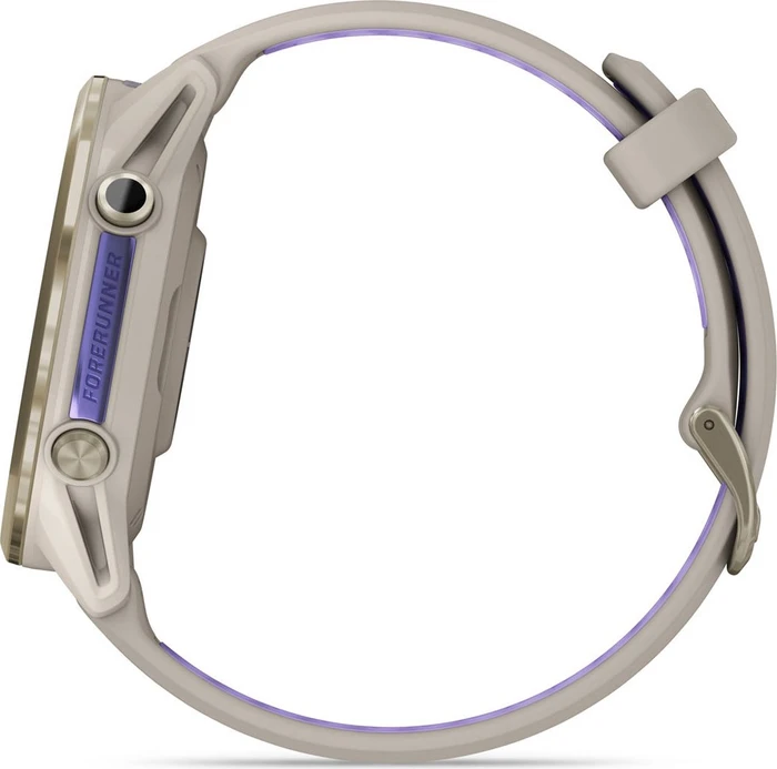 Garmin Forerunner 970 soft gold titanium/french grey/translucent indigo